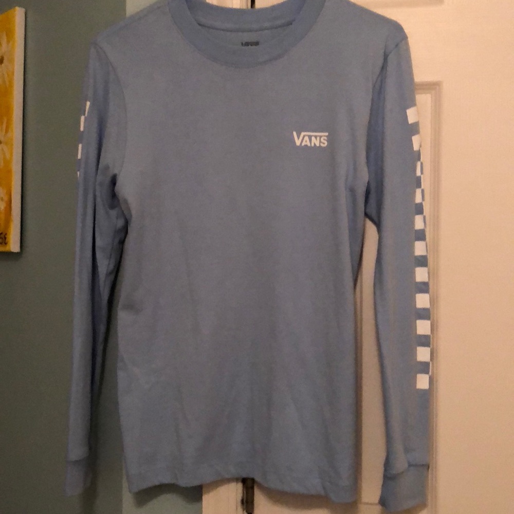 Long sleeve periwinkle vans shirt